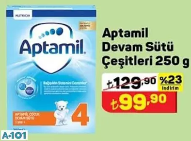 APTAMİL DEVAM SÜTÜ ÇEŞİTLERİ 250 G